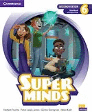 SUPER MINDS LEVEL 6 WORKBOOK WITH SUPER PRACTICE BOOK AND DIGITAL PACK BRITISH E